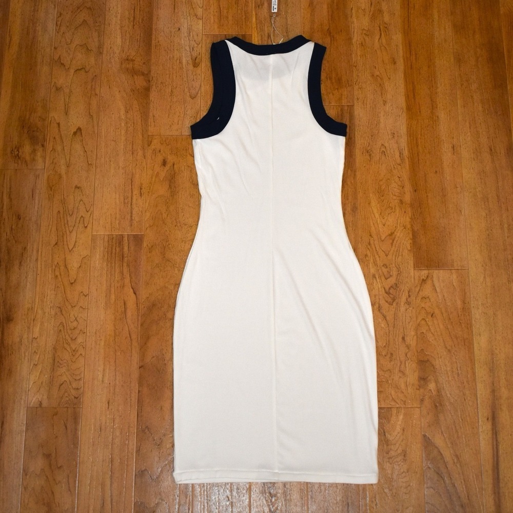 Skims Soft Lounge Dress Womens Small Marble Multi Ribbed Ringer Midi Sleeveless - Picture 3 of 6